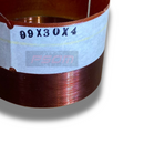 Bobina Reforçada de Racha Fibra in Out 99X30 4 e 8 Ohms - Rex 1000 ou Similares