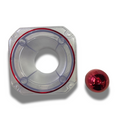 Carcaça Para Tweeter - Tampa Vermelha